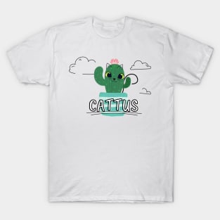 Cat Cactus Cattus T-Shirt